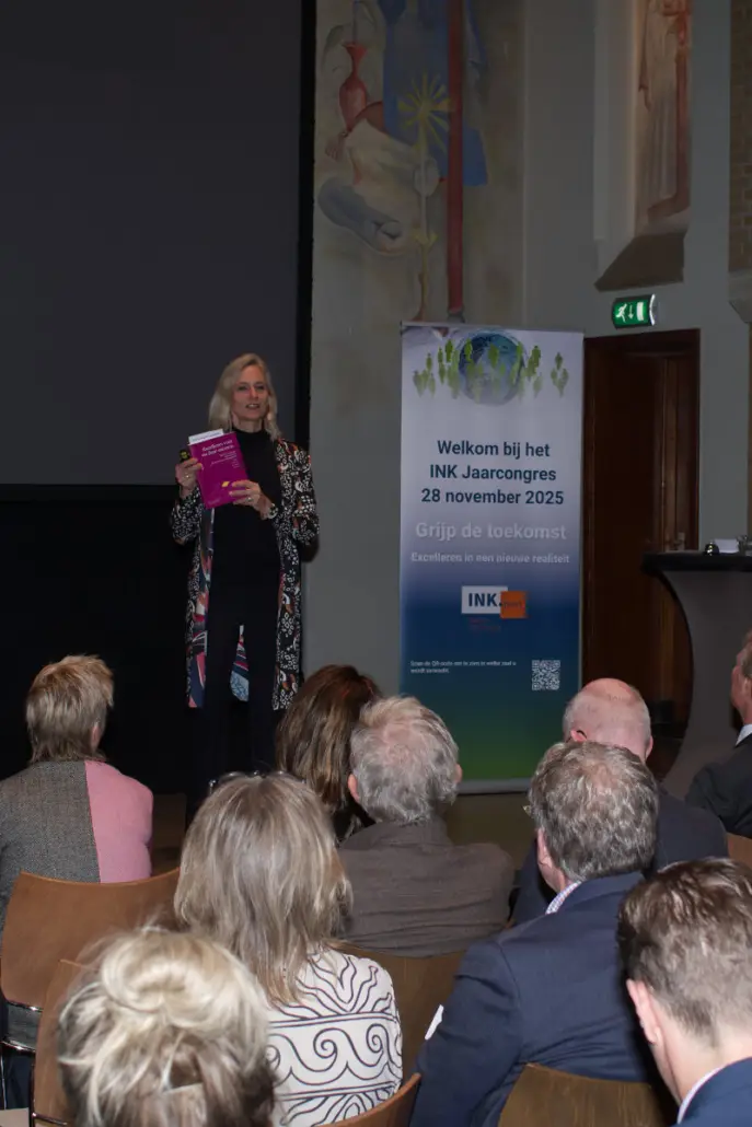 Aukje Nauta spreekt op het INK-jaarcongres 2025